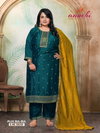 Plus Bulbul By Aanchi Vichitra Silk Surat Kurti With Bottom Dupatta Wholesale Market